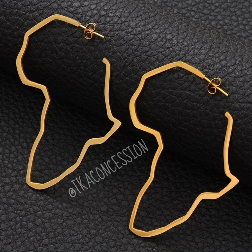 MAP OF AFRICA EARRINGS